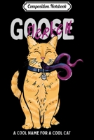Composition Notebook: Captain Marvel Goose Cool Name For A Cat Cartoon Style Journal/Notebook Blank Lined Ruled 6x9 100 Pages 1709857706 Book Cover