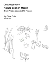 Colouring Book: Nature in March (in SW France) from My Photos 171457220X Book Cover