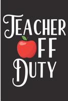 Teacher of Duty: Teaching Lesson Plan Note Book 1076657524 Book Cover