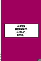 Sudoku-Medium-Book 7 B08SZ1HYQ8 Book Cover