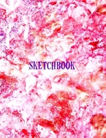 Sketchbook: Notebook for Sketching, Doodling, Painting, Drawing or Writing 8.5 x 11 100 Pages, 8.5 x 11 (Pretty Cute Abstract Cover Vol. 70) 1089210256 Book Cover