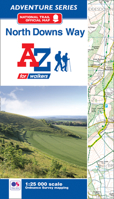North Downs Way A-Z Adventure Atlas 1782571590 Book Cover