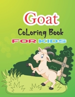 Goat Coloring Book for Kids: Animal Birthday Coloring Book for kids, Cute Animal Coloring Book for Boys B08S2T1J5R Book Cover