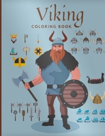 Viking Coloring Books: Beautiful Illustrations Featuring nordic dragon warrior life for Adults and Kids Recreation B0915H32Y4 Book Cover