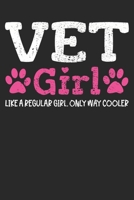 Notebook: Vet Veterinarian Girls 6x9 Dot Grid 120 Pages 1660729270 Book Cover