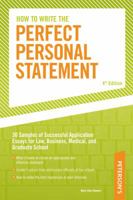 How to Write the Perfect Personal Statement 4th Edition (Peterson's Perfect Personal Statements) 0768928168 Book Cover