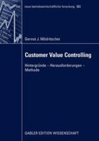 Customer Value Controlling 3834908835 Book Cover