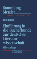 Einführung in die Bücherkunde zur deutschen Literaturwissenschaft 3476190013 Book Cover