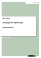 Pädagogische Psychologie: Fragen und Antworten 3656511764 Book Cover