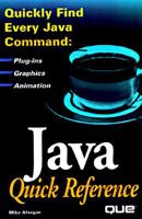 Java Quick Reference 078970868X Book Cover