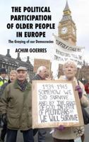 The Political Participation of Older People in Europe 0230220525 Book Cover