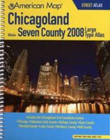 American Map 2008 Chicagoland Illinois, Seven County Atlas (Chicagoland Atlas) 0841627169 Book Cover