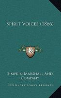 Spirit Voices 1437059376 Book Cover