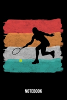 Notebook: Tennis Notebook Blank Line Journal Lined with Lines 6x9 120 Pages Checklist Record Book Take Notes Tennis Player Sports Planner Paper Christmas Gift for Tennis Lover Gifts 1708069569 Book Cover