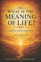 What is the Meaning of Life?: A journey into the wisdom of life (Vol.III) B091CL5HS8 Book Cover