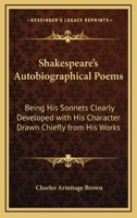 Shakespeare's Autobiographical Poems 1241084491 Book Cover