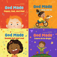 God Made All of Me 4-Pack (Books for Babies and Toddlers about Feelings, Actions, Colors, and Sounds) (God Made All of Me Series) 0830791558 Book Cover