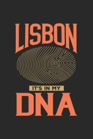 Lisbon Its in my DNA: 6x9 |notebook | dot grid | city of birth | Portugal 1672173698 Book Cover