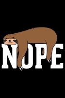 NOPE: Lined A5 Notebook for Sleep Journal 1692133756 Book Cover