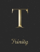 Trinity: 1 Year Daily Planner (12 Months) Yellow Gold Effect Letter T Initial First Name 2020 - 2021 365 Pages for Planning January 20 - December 20 Appointment Calendar Schedule Plan Each Day, Set Go 1698894392 Book Cover