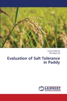 Evaluation of Salt Tolerance in Paddy 3659152056 Book Cover