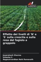 Effetto dei livelli di 'N' e 'S' sulla crescita e sulla resa del fagiolo a grappolo (Italian Edition) 6208993997 Book Cover