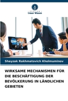 Wirksame Mechanismen Für Die Beschäftigung Der Bevölkerung in Ländlichen Gebieten 6209083315 Book Cover
