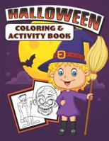 Halloween Coloring & Activity Book 1074029437 Book Cover