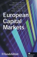 European Capital Markets 0333924363 Book Cover