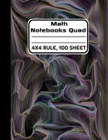 math notebooks quad 4x4 rule, 100 sheets: Graph Paper Quad Ruled Graphing Paper 1692107119 Book Cover