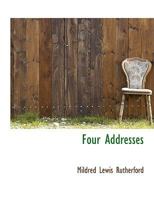 Four Addresses 1016782578 Book Cover