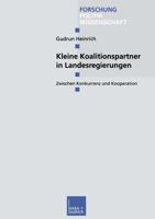 Kleine Koalitionspartner in Landesregierungen 3810033715 Book Cover