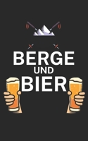 Berge und Bier: Notizbuch f�r Skifahrer auf der Skipiste. 120 Seiten mit Seitezahlen. F�r Notizen oder die Planung des Apr�s Ski. 1677897155 Book Cover