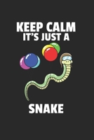 Schlange Notizbuch: Schlange Notizbuch f�r Liebhaber / Notizheft / Notizblock A5 (6x9in) Dotted Notebook / Punkteraster / 120 gepunktete Seiten 1673784917 Book Cover