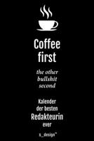 Kalender 2020 f�r Redakteure / Redakteur / Redakteurin: Wochenplaner / Tagebuch / Journal f�r das ganze Jahr: Platz f�r Notizen, Planung / Planungen / Planer, Erinnerungen & Spr�che 1676966498 Book Cover