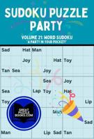 Sudoku Puzzle Party: Volume 21: Word Sudoku 1963597435 Book Cover