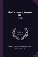 The Thomaston Register 1904 1378177002 Book Cover