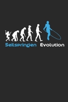 Seilspringen Evolution: Notizbuch/Tagebuch/Organizer/120 Linierte Seiten/ 6x9 Zoll 1710809531 Book Cover