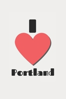 I HEART PORTLAND: JOURNAL / NOTEBOOK 1670124460 Book Cover