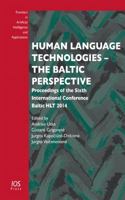 Human Language Technologies - the Baltic Perspective : Proceedings of the Sixth International Conference Baltic HLT 2014 1614994412 Book Cover