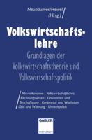 Volkswirtschaftslehre 3409134743 Book Cover