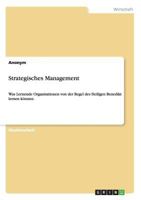 Strategisches Management: Was Lernende Organisationen von der Regel des Heiligen Benedikt lernen k�nnen. 3640901126 Book Cover