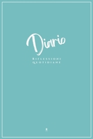 Diario Riflessioni Quotidiane: Per l'Eroe che è in Te (Edizione in turchese e bianco) (Italian Edition) 1969117214 Book Cover