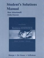 Student Solutions Manual for Business Statistics 0321939409 Book Cover
