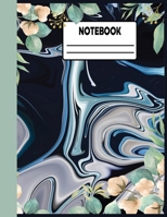 Notebook: White Grey Marble College Ruled Blank Lined Cute Notebooks for Girls Teens Kids School Students and Teachers Writing Notes Journal 1651096171 Book Cover