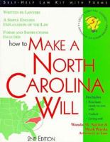 How to Make a North Carolina Will: With Forms (Legal Survival Guides) 1570713278 Book Cover
