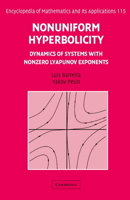 Nonuniform Hyperbolicity: Dynamics of Systems with Nonzero Lyapunov Exponents 0521832586 Book Cover