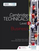 Cambridge Technicals Level 3 Business (Cambridge Technicals 2016) 1471874796 Book Cover