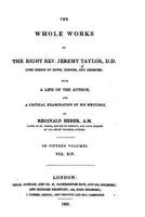 The Whole Works Of The Right Rev. Jeremy Taylor 1177431327 Book Cover