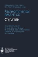 Fachkommentar Bma/E-Go: Chirurgie 3642489656 Book Cover